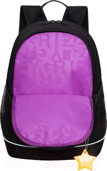 Изображение товара Школьный рюкзак Grizzly RG-463-4 (черный)