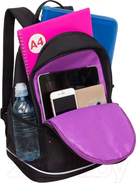 Изображение товара Школьный рюкзак Grizzly RG-463-4 (черный)