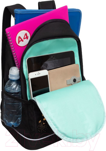 Изображение товара Школьный рюкзак Grizzly RG-463-5 (черный)