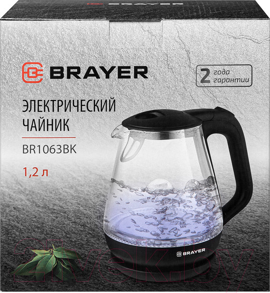 Изображение товара Электрочайник Brayer BR1063BK