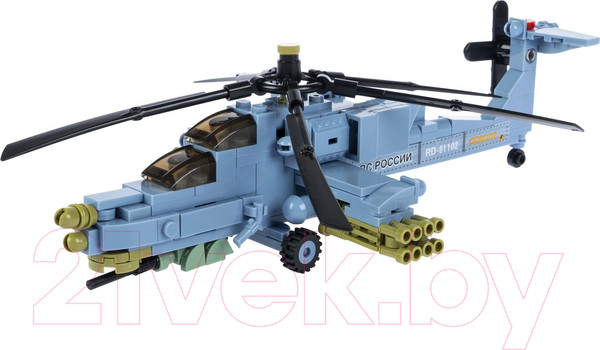 Изображение товара Конструктор Bondibon Военный десант Вертолет / ВВ6133 (241эл)