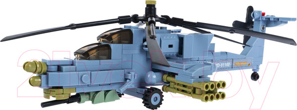 Изображение товара Конструктор Bondibon Военный десант Вертолет / ВВ6133 (241эл)