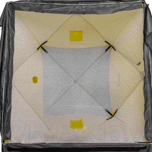 Изображение товара Палатка Helios Куб Premium / HS-WSCI-P-180YG (зимняя, утепленная)