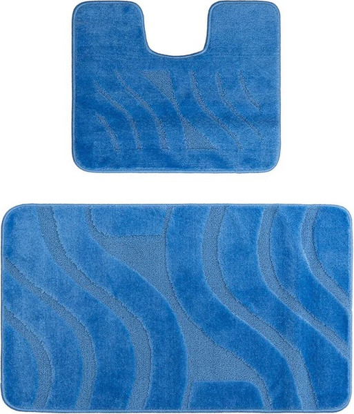 Изображение товара Набор ковриков для ванной и туалета Confetti Maximus Symphony 60x100/50x60 (Blue)