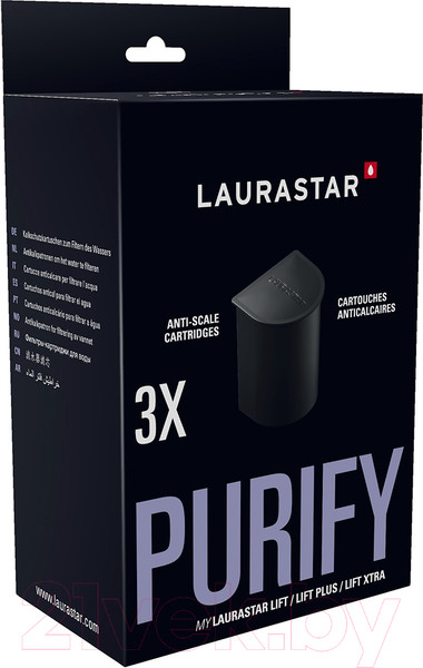 Изображение товара Набор картриджей для пароочистителя LauraStar Tripack Water Filter Cartridges Lift 71521 (3шт)