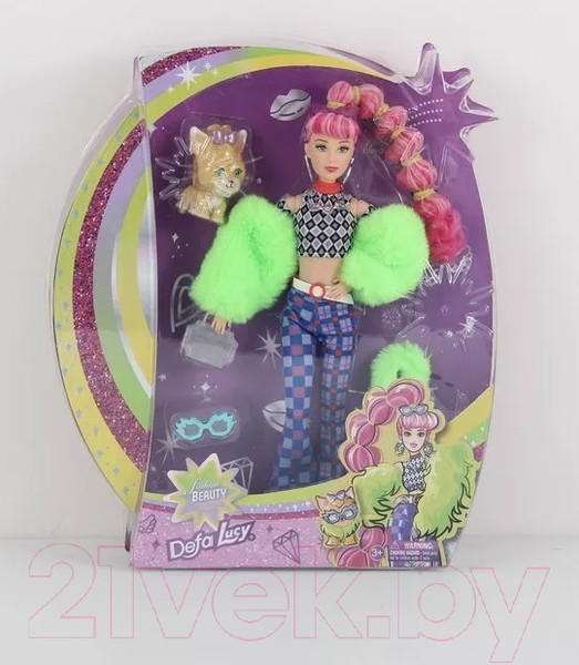 Изображение товара Кукла с аксессуарами Defa Модница / 8492