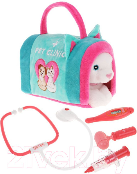 Изображение товара Набор доктора детский Fluffy Family Pet Clinic с котенком / 682146