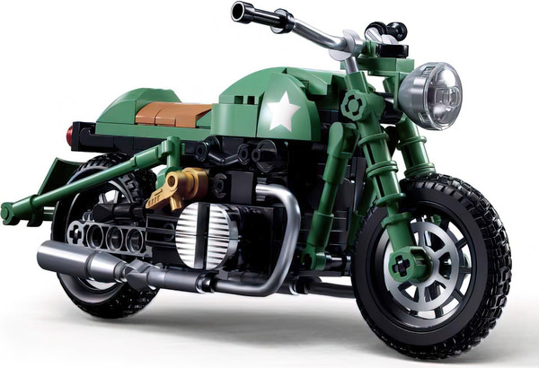 Изображение товара Конструктор инерционный Sluban Модельки. Ретро мотоцикл / M38-B1133 (215эл)