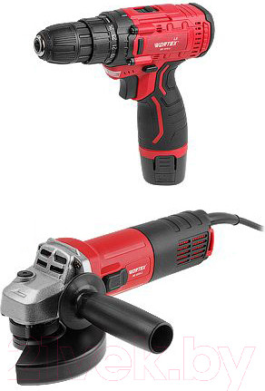 Изображение товара Набор электроинструмента Wortex AG 1209-3 + LX BD 1215 Li / 1329386