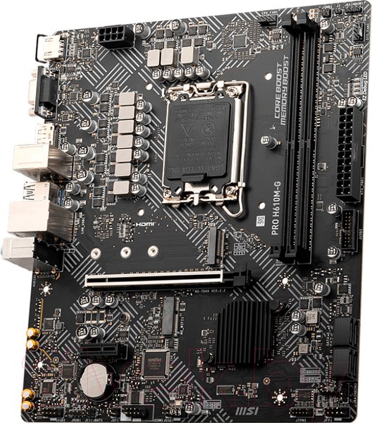 Изображение товара Материнская плата MSI Pro H610M-G