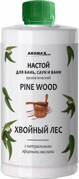 Изображение товара Ароматизатор для бани Aroma Saules Хвойный лес Настой для бань, саун и ванн (400мл)