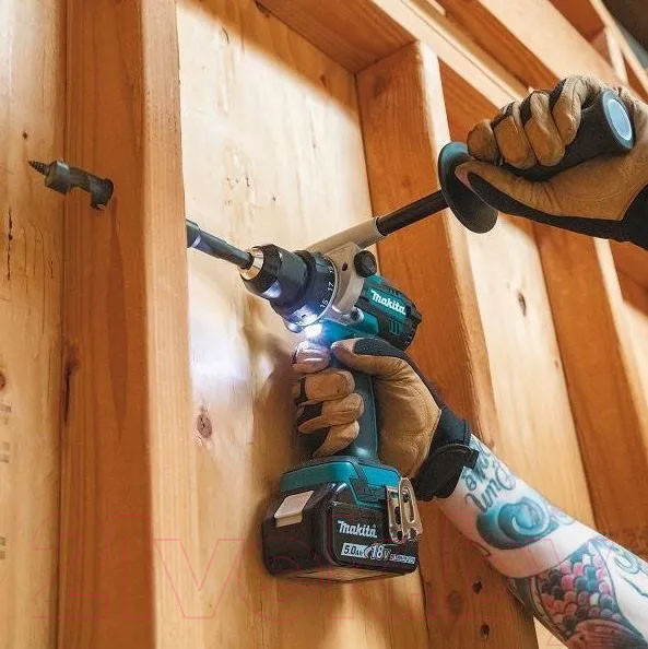 Изображение товара Профессиональная дрель-шуруповерт Makita DHP486RTJ