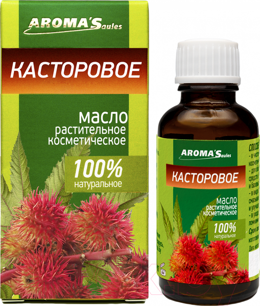 Изображение товара Масло косметическое Aroma Saules Растительное Касторовое (30мл)