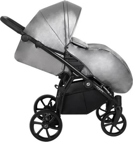 Изображение товара Детская универсальная коляска Tutis 3 в 1 / 1323042 (кожа/Black Marbel)