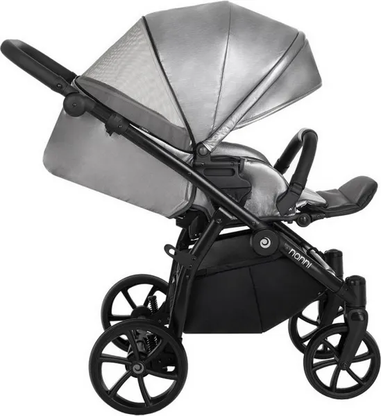 Изображение товара Детская универсальная коляска Tutis 3 в 1 / 1323042 (кожа/Black Marbel)