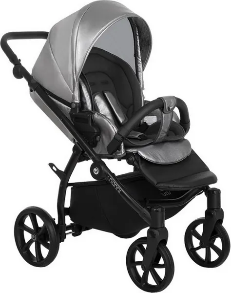 Изображение товара Детская универсальная коляска Tutis 3 в 1 / 1323042 (кожа/Black Marbel)