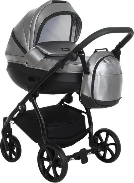 Изображение товара Детская универсальная коляска Tutis 3 в 1 / 1323042 (кожа/Black Marbel)