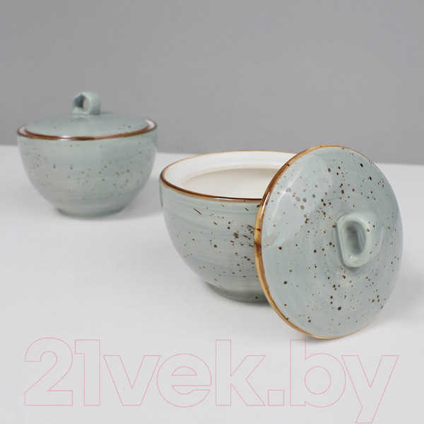 Изображение товара Сахарница AksHome Vital 10x10x9 (голубой)