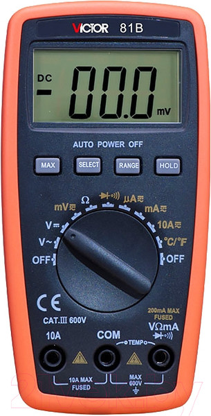 Изображение товара Мультиметр цифровой Victor 81B / 02K-V81B-2241