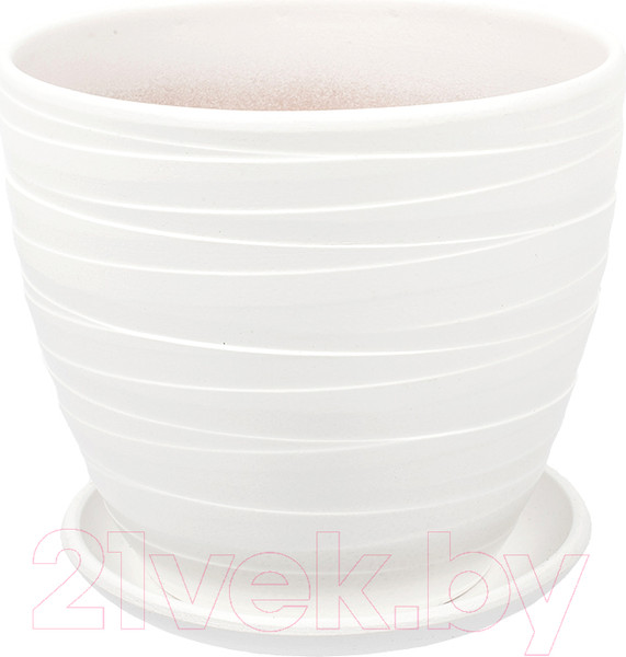 Изображение товара Вазон Вещицы Рельеф BH-94-1 (белый)