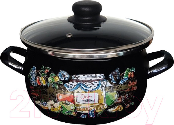 Изображение товара Кастрюля Сантэкс Джем 1-2440112 (черный)
