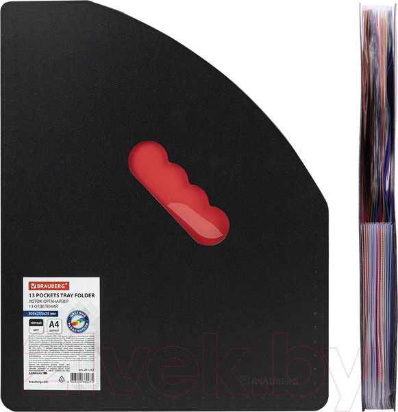 Изображение товара Лоток для бумаг Brauberg Docs / 271153 (черный)