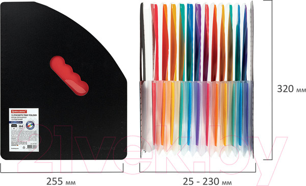 Изображение товара Лоток для бумаг Brauberg Docs / 271153 (черный)