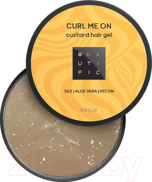 Изображение товара Гель для укладки волос Beautific Кастард для кудрявых и вьющихся волос (250мл)