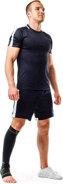 Изображение товара Суппорт голени Onlytop 2791329 (черный/салатовый)