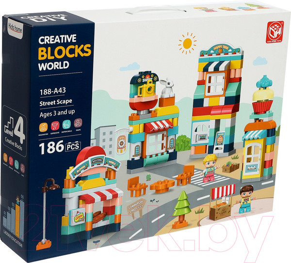Изображение товара Конструктор Kids Home Toys Улица счастья 188-A43 / 9655733