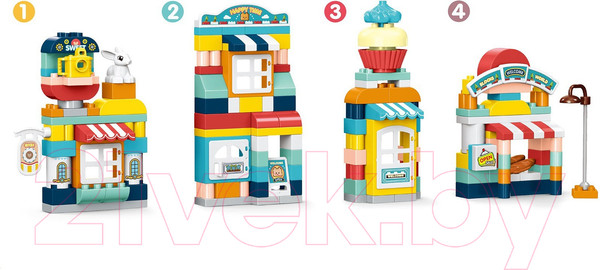 Изображение товара Конструктор Kids Home Toys Улица счастья 188-A43 / 9655733