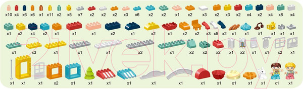 Изображение товара Конструктор Kids Home Toys Улица счастья 188-A43 / 9655733