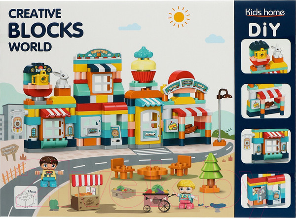 Изображение товара Конструктор Kids Home Toys Улица счастья 188-A43 / 9655733