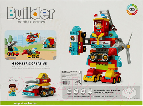 Изображение товара Конструктор Kids Home Toys Робот-трансформер 188-A52 / 9655743