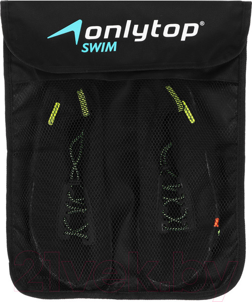 Изображение товара Тапки для плавания Onlytop Black / 9628030 (р.35-36)
