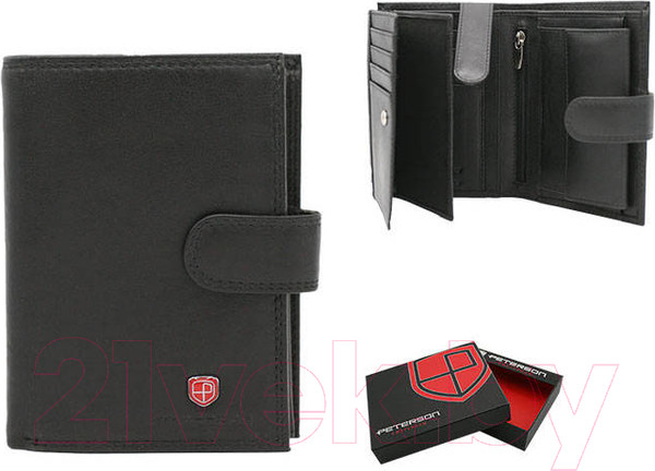Изображение товара Портмоне Peterson PTN MR-03L-CN (черный)