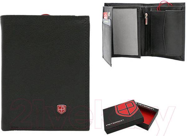Изображение товара Портмоне Peterson PTN MR-15L-CN (черный)