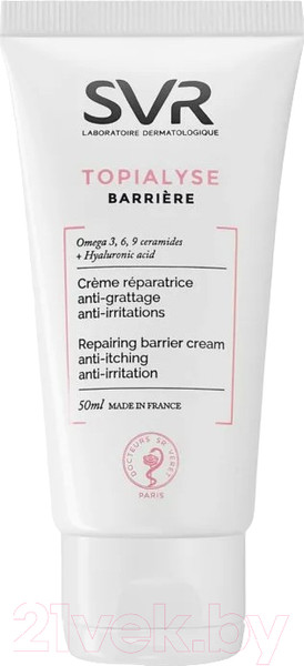 Изображение товара Крем для тела SVR Topialyse Barriere Для сухой и чувствительной кожи (50мл)