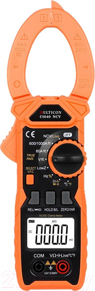 Изображение товара Клещи токоизмерительные Multicon C1040 NCV / 03K-C1040_NCV-3621
