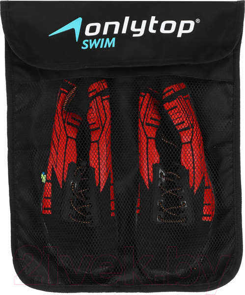 Изображение товара Тапки для плавания Onlytop Cyber Red / 9628035 (р.35-36)