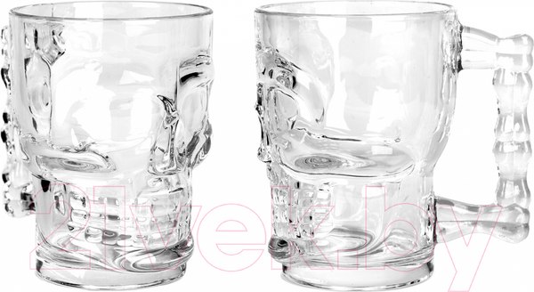 Изображение товара Набор бокалов Makkua Beerglass Skull Buddy MB530
