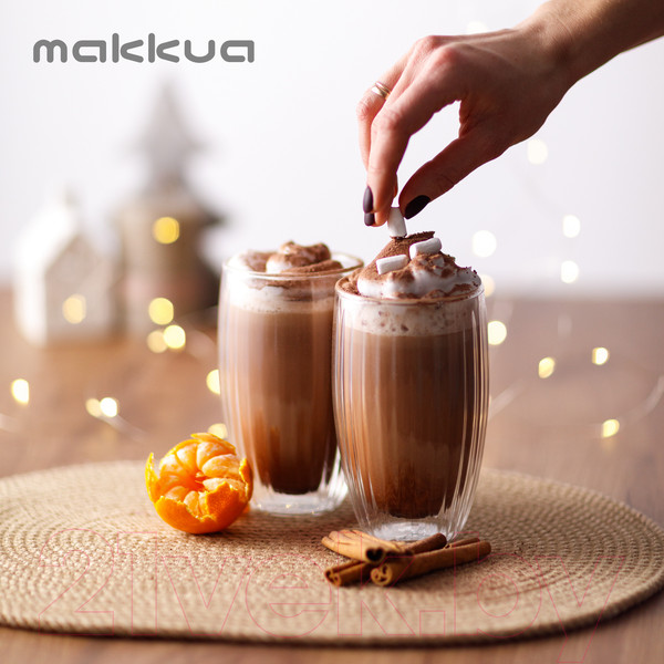 Изображение товара Набор стаканов для горячих напитков Makkua Glass Cozyday 1 / 1GC440 (2шт)