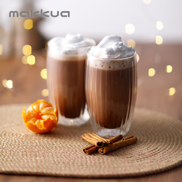 Изображение товара Набор стаканов для горячих напитков Makkua Glass Cozyday 1 / 1GC440 (2шт)