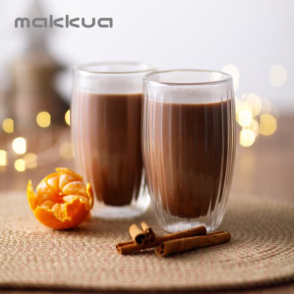 Изображение товара Набор стаканов для горячих напитков Makkua Glass Cozyday 1 / 1GC440 (2шт)