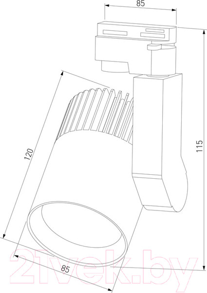 Изображение товара Трековый светильник Elektrostandard Accord 20W 4200K LTB17 (белый)