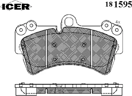 Изображение товара Тормозные колодки Icer 181595