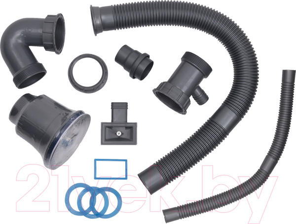 Изображение товара Мойка кухонная AKS Прямоугольная 70x46 (черная сталь)