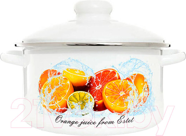Изображение товара Кастрюля ЭСТЕТ Цитрусовый фреш / ЭТ-75220/4