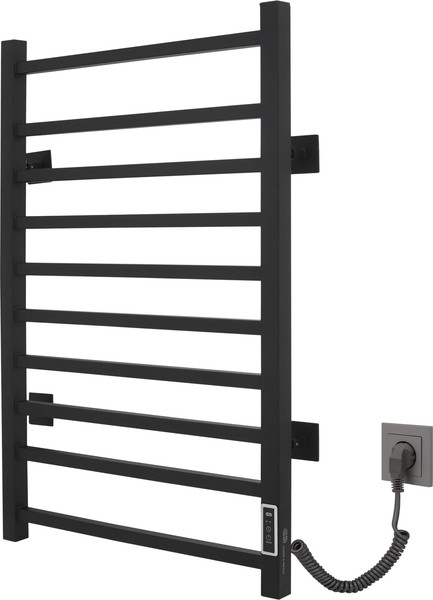 Изображение товара Полотенцесушитель электрический Gloss & Reiter Pro-gress тип.Э2 Л.50x80.P10 Муар Black (П) Таймер