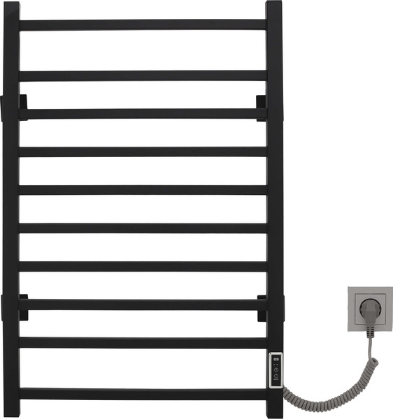 Изображение товара Полотенцесушитель электрический Gloss & Reiter Pro-gress тип.Э2 Л.50x80.P10 Муар Black (П) Таймер